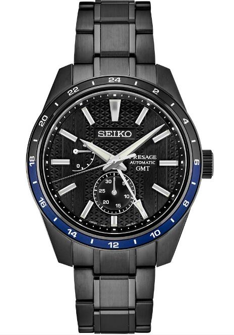 Seiko Presage Sharp-Edged Series GMT Zero Halliburton Limited Edition SPB271 Replica Watch